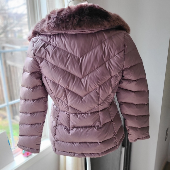 Kenneth Cole Faux Fur Puffer Jacket - Picture 10 of 12